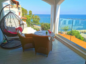 Lovely Seafront Suites on 1st line with Sea&Mountain view in Green Peaceful GalatexComplex